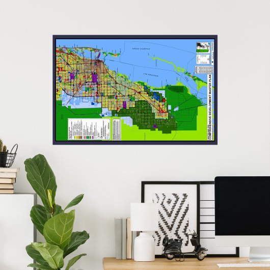 マイアミダード郡の土地利用計画 ポスター (ホームオフィス)