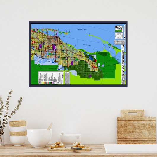 マイアミダード郡の土地利用計画 ポスター (キッチン)