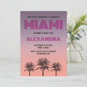 マイアミトロピカルパームズサンセットバチェロレッテウィークエンド 招待状 (スタンド正面)