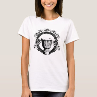 マイアミドラムサークル Women's 白Tシャツ Tシャツ