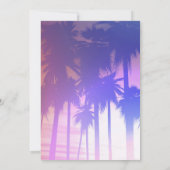 マイアミナイツサマーバースデーパーティー 招待状 (裏面)