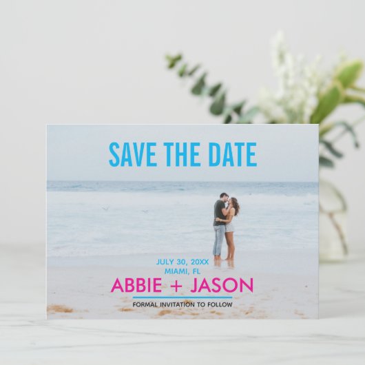 マイアミナイツフォト セーブザデート (スタンド正面)