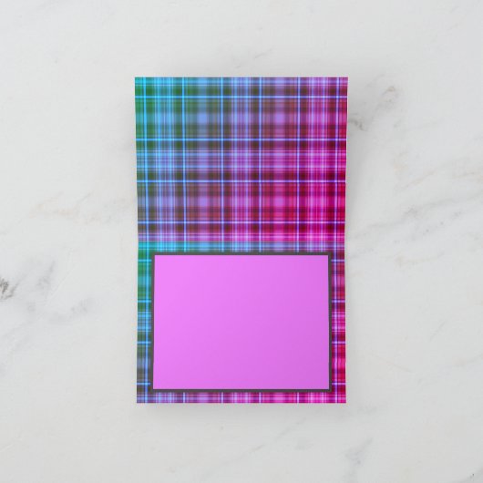 マイアミナイツプレイドサンキューノートカード サンキューカード (内部)