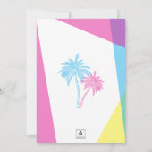 マイアミナイツ ウェディング 招待状 (裏面)