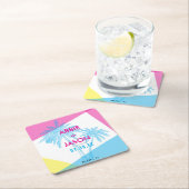 マイアミナイト スクエアペーパーコースター (インサイチュ)