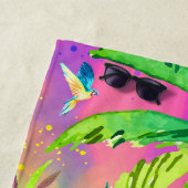 マイアミハッピープレイスビーチタオル ビーチタオル (インサイチュ)