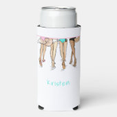 マイアミバチェロレッテウィークエンドビキニカスタム スリム缶クーラー (Seltzer正面)