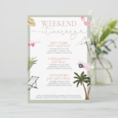 マイアミバチェロレッテ週末の日程 招待状 (スタンド正面)