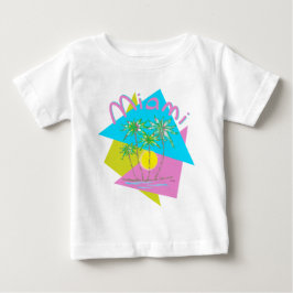 マイアミパームスサン ベビーTシャツ