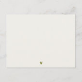 マイアミビーチのヤシの木での結婚式 詳細 エンクロージャーカード (裏面)