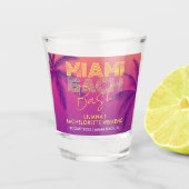 マイアミビーチの花嫁おさらいパーティー ショットグラス (正面)