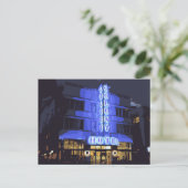 マイアミビーチアールデコホテルアットナイト ポストカード (スタンド正面)