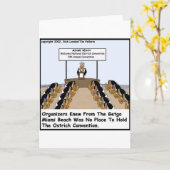 マイアミビーチオストリッヒおもしろいコンベンションギフト&ティーズ カード (黄色い花)