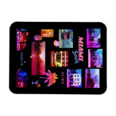 マイアミビーチコラージュ マグネット (横)