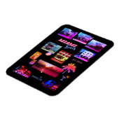 マイアミビーチコラージュ マグネット (左側)