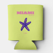 マイアミビーチトラベルアート名門私立校風の, 缶クーラー (裏面)