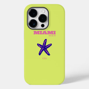 マイアミビーチトラベルアート名門私立校風の, Case-Mate iPhone 14 PROケース