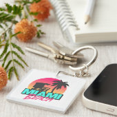 マイアミビーチトラベルヴィンテージ キーホルダー (正面右)