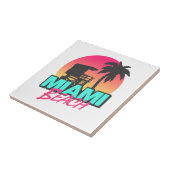 マイアミビーチトラベルヴィンテージ タイル (側面)