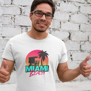 マイアミビーチトラベルヴィンテージ Tシャツ