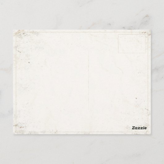 マイアミビーチハガキクールとヴィンテージガイ ポストカード (裏面)