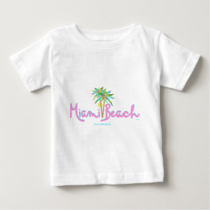マイアミビーチパムズ ベビーTシャツ