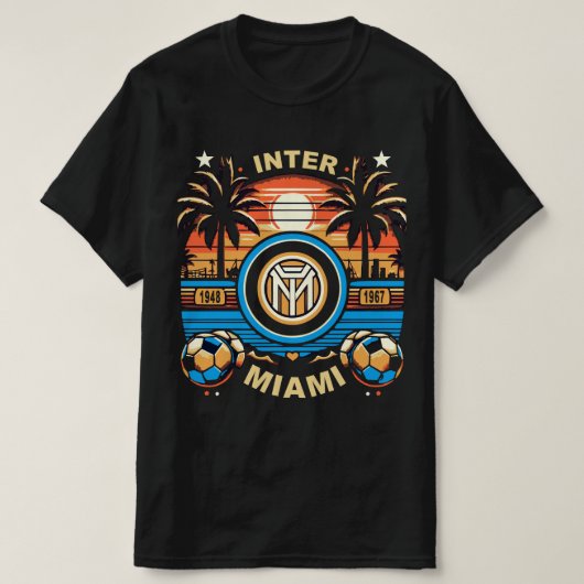 マイアミビーチフットボル祝ビベス: Inter Miami FC Tシャツ (デザイン正面)
