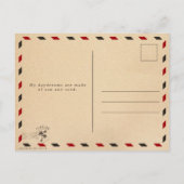 マイアミビーチフロリダサンドトロピカルパ葉ーム ポストカード (裏面)