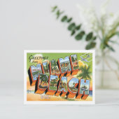 マイアミビーチフロリダトラベルUSシティ ポストカード (スタンド正面)