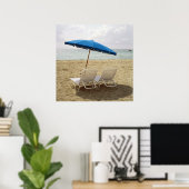 マイアミビーチフロリダトランクルビュー ポスター (ホームオフィス)