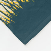 マイアミビーチフロリダヴィンテージトラベル フリースブランケット (角)