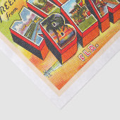 マイアミビーチフロリダヴィンテージ大レターはがき 薄葉紙 (詳細)