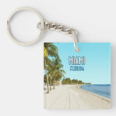 マイアミビーチフロリダヴィンテージ キーホルダー (正面)