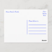 マイアミビーチフロリダ州 – アメリカ ポストカード (裏面)