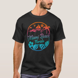 マイアミビーチフロリダ2022バケーションフレンズファミリーG Tシャツ