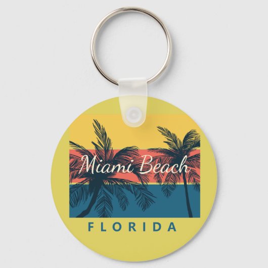マイアミビーチフロリダ キーホルダー (正面)