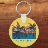 マイアミビーチフロリダ キーホルダー (正面)