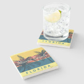 マイアミビーチフロリダ ストーンコースター (横)