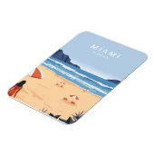 マイアミビーチフロリダ マグネット (左側)