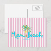 マイアミビーチフロリダI Love You ポストカード (正面/裏面)