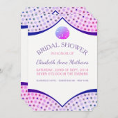 マイアミビーチブライダルシャワー 招待状 (正面/裏面)