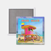 マイアミビーチマグネット4B マグネット (正面/裏面)