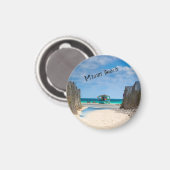 マイアミビーチマグネット マグネット (正面/裏面)