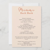 マイアミビーチマップバチェロレッテウィークエンド日程 招待状 (裏面)