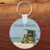 マイアミビーチライフガードシャック キーホルダー (正面)