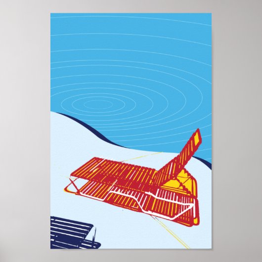 マイアミビーチラウンジプールポスター ポスター (正面)