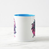 マイアミビーチレトロ マグカップ (中央)