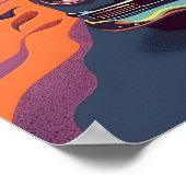 マイアミビーチヴィンテージカー ポスター (角)