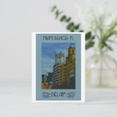 マイアミビーチヴィンテージトラベルポストカード ポストカード (スタンド正面)