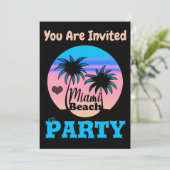 マイアミビーチ招待状 招待状 (スタンド正面)